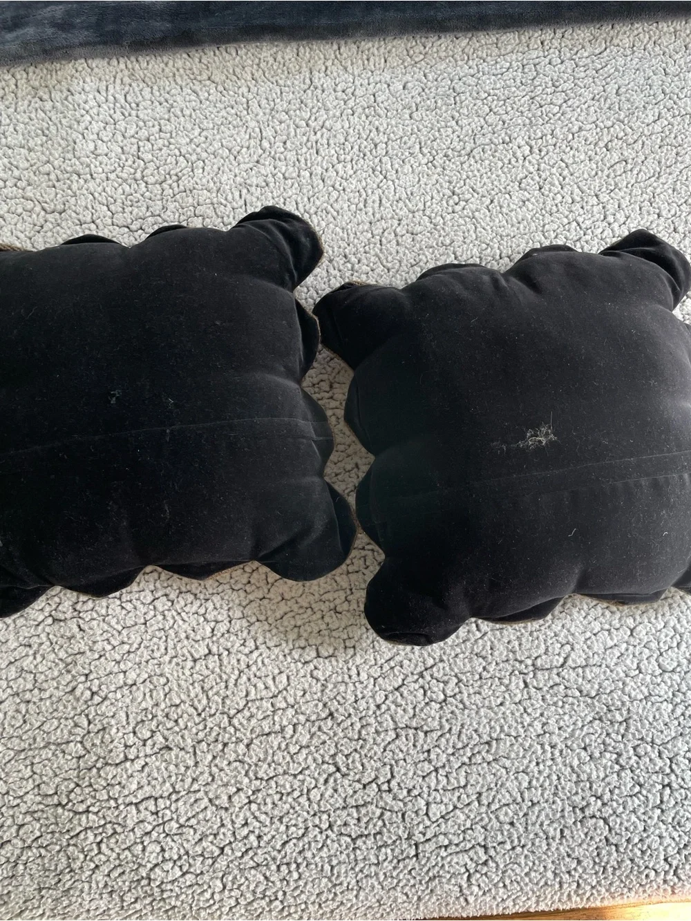 Handmade pair decorative